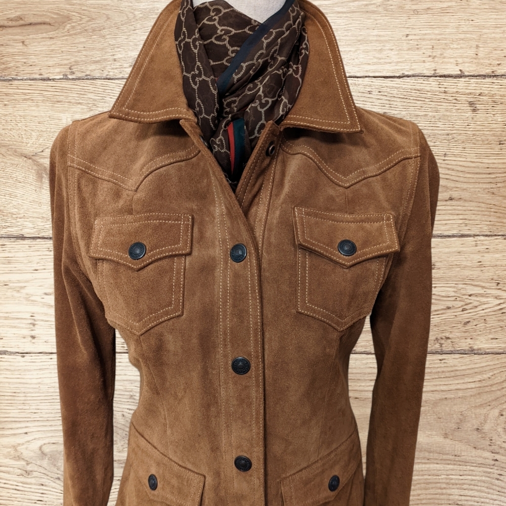 Women's GAP Vintage Suede Jacket Size (XS)